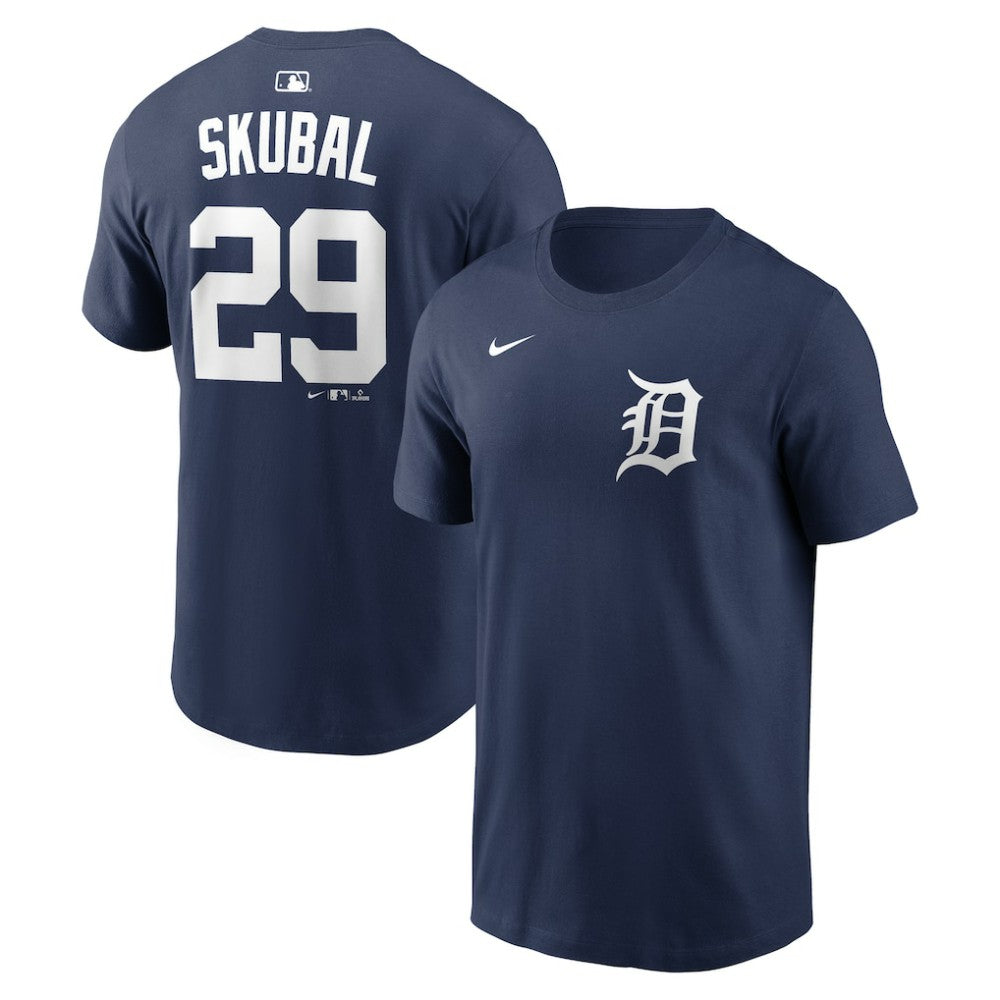 MLB Tarik Skubal Detroit Tigers Nike Home Name & Number T-Shirt
