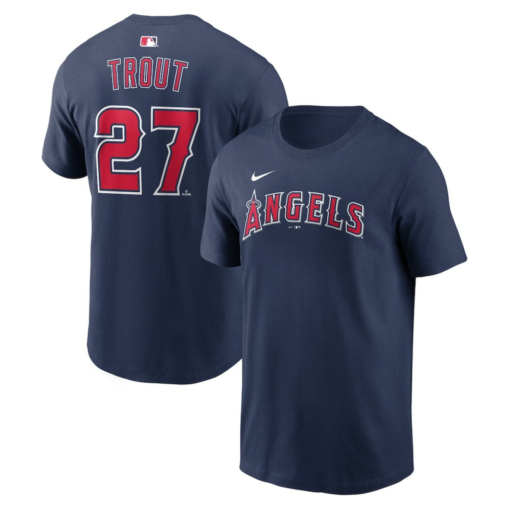 MLB Mike Trout Los Angeles Angels Nike Name & Number T-Shirt