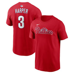 MLB Bryce Harper Philadelphia Phillies Nike  Name & Number T-Shirt