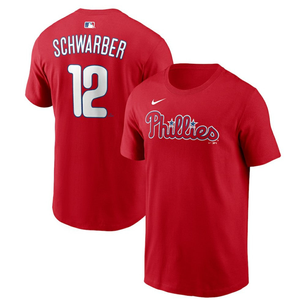 MLB Kyle Schwarber Philadelphia Phillies Nike  Name & Number T-Shirt