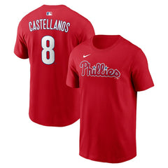 MLB Nick Castellanos Philadelphia Phillies Nike  Name & Number T-Shirt