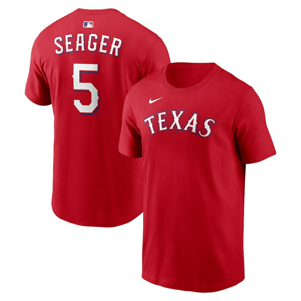 MLB Corey Seager Texas Rangers Nike  Name & Number T-Shirt