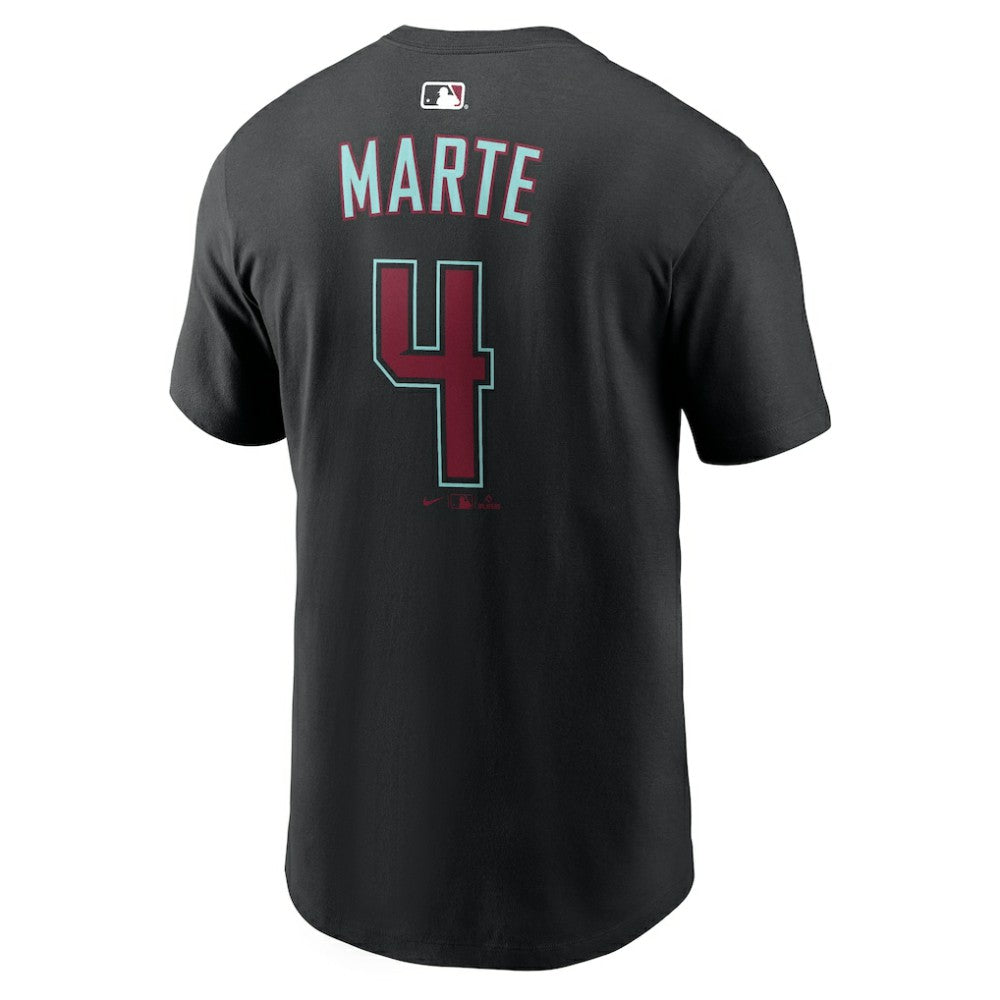 MLB Ketel Marte Arizona Diamondbacks Nike Name & Number T-Shirt