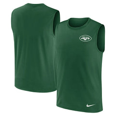 Large Logo Lightweight Dri-FIT Muscle Tank Top - New York Jets