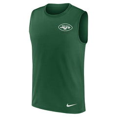 Large Logo Lightweight Dri-FIT Muscle Tank Top - New York Jets