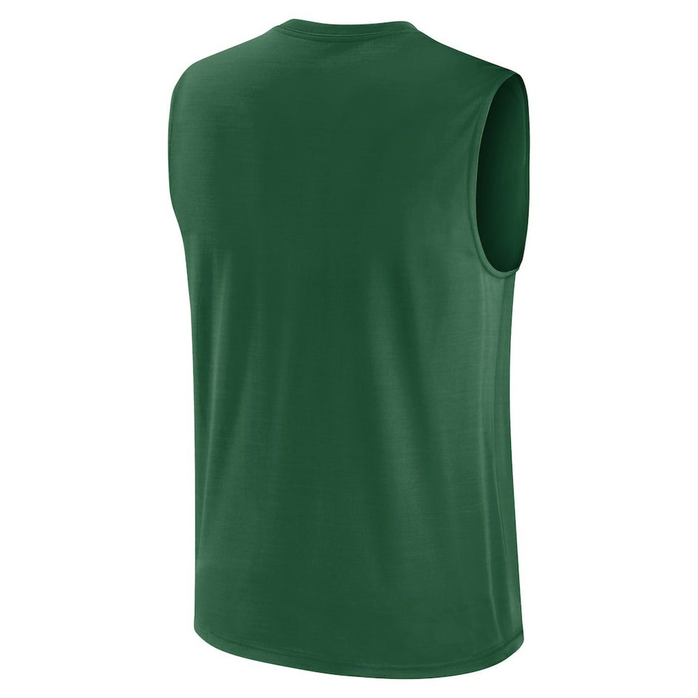 Large Logo Lightweight Dri-FIT Muscle Tank Top - New York Jets