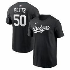 MLB Mookie Betts Los Angeles Dodgers Nike Name & Number T-Shirt
