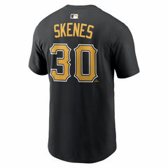 MLB Paul Skenes Pittsburgh Pirates Nike Home Name & Number T-Shirt