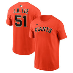 MLB Jung Hoo Lee San Francisco Giants Nike Name & Number T-Shirt