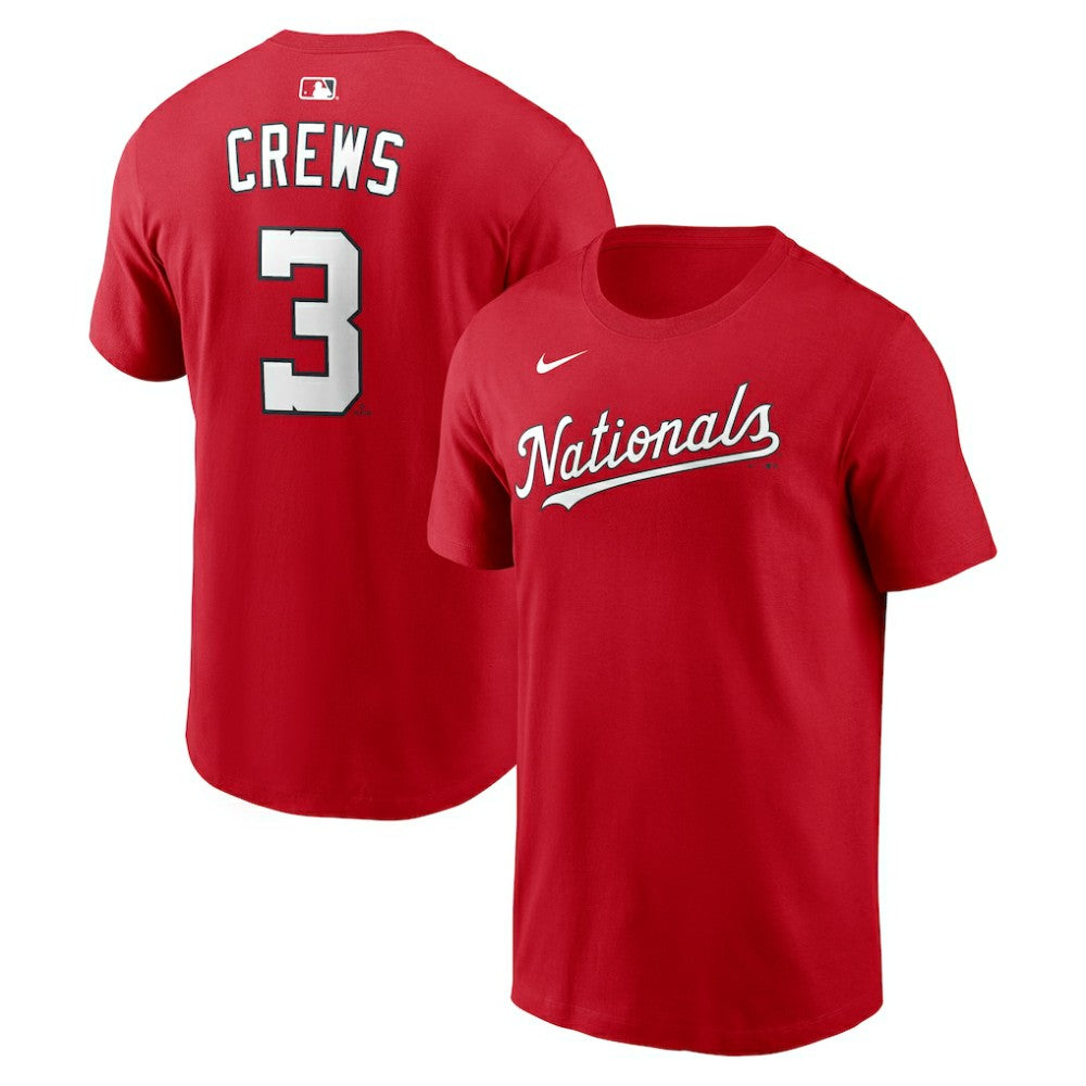 MLB Dylan Crews Washington Nationals Nike Home Name & Number T-Shirt