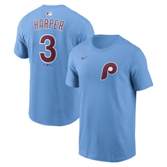 MLB Bryce Harper Philadelphia Phillies Nike Name & Number T-Shirt