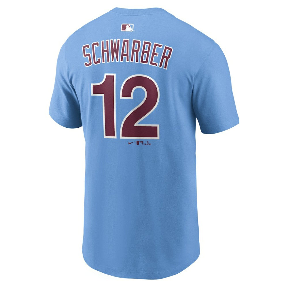 MLB Kyle Schwarber Philadelphia Phillies Nike Name & Number T-Shirt