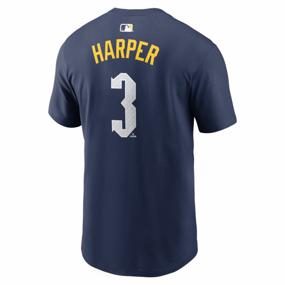 MLB Bryce Harper Philadelphia Phillies Nike City Connect Name & Number T-Shirt