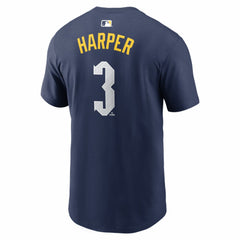 MLB Bryce Harper Philadelphia Phillies Nike City Connect Name & Number T-Shirt