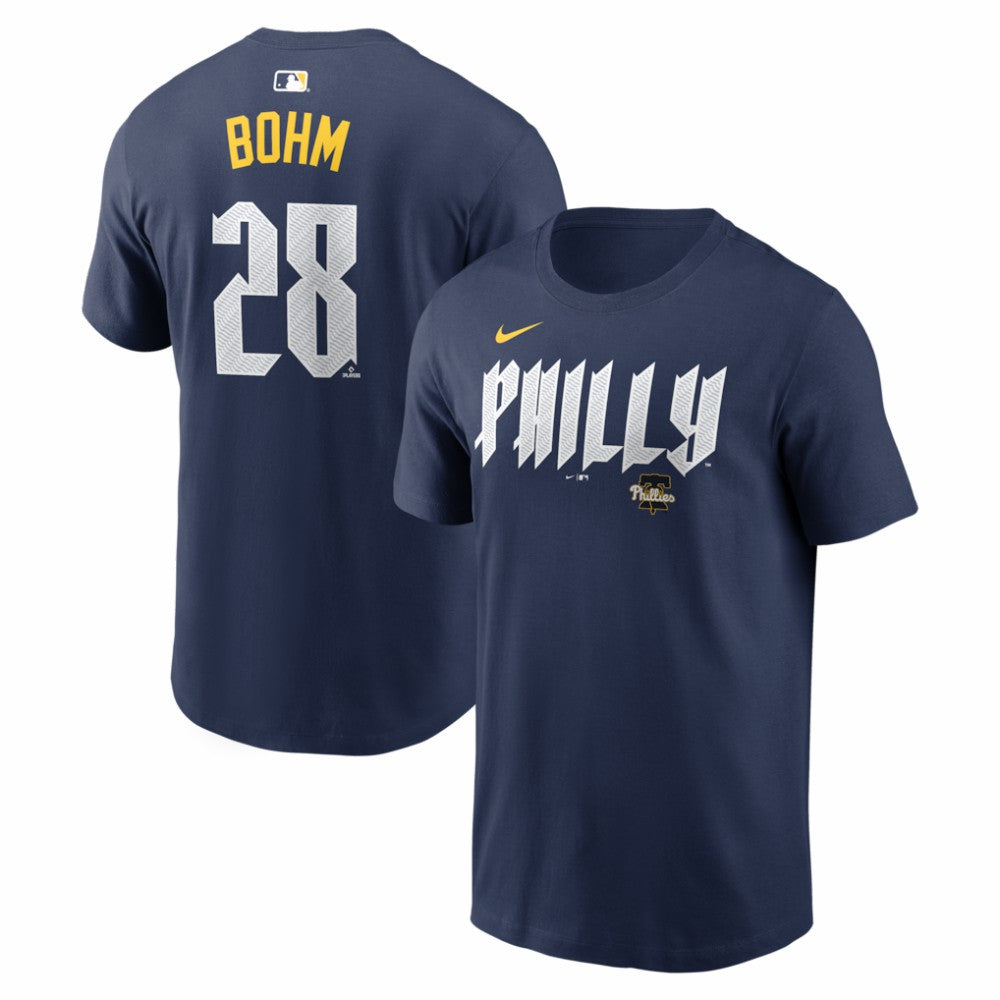 MLB Alec Bohm Philadelphia Phillies Nike City Connect Name & Number T-Shirt