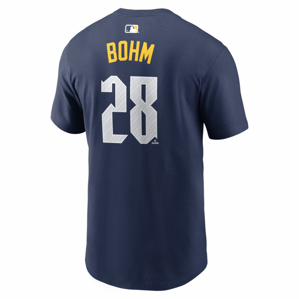 MLB Alec Bohm Philadelphia Phillies Nike City Connect Name & Number T-Shirt