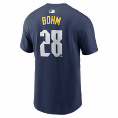 MLB Alec Bohm Philadelphia Phillies Nike City Connect Name & Number T-Shirt