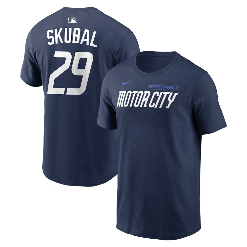 MLB Tarik Skubal Detroit Tigers Nike City Connect Name & Number T-Shirt