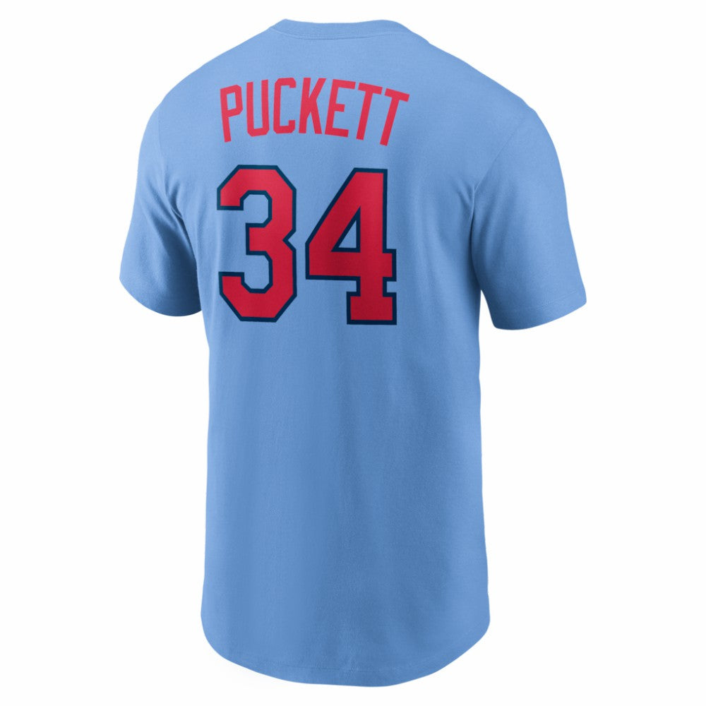 MLB Kirby Puckett Minnesota Twins Nike Cooperstown Collection Name & Number T-Shirt