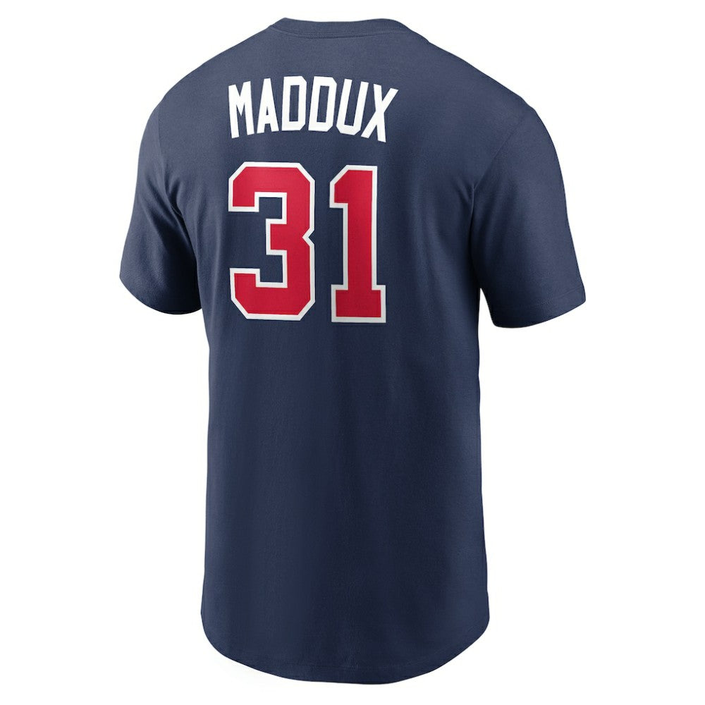 MLB Greg Maddux Atlanta Braves Nike Cooperstown Collection Name & Number T-Shirt