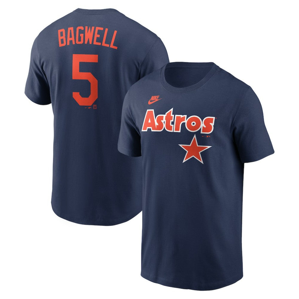 MLB Jeff Bagwell Houston Astros Nike Cooperstown Collection Name & Number T-Shirt