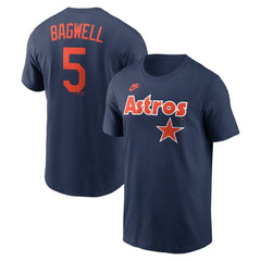MLB Jeff Bagwell Houston Astros Nike Cooperstown Collection Name & Number T-Shirt