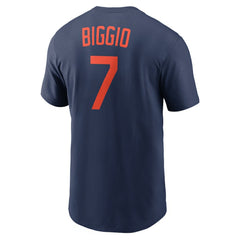 MLB Craig Biggio Houston Astros Nike Cooperstown Collection Name & Number T-Shirt