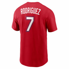 MLB Ivan Rodriguez Texas Rangers Nike Cooperstown Collection Name & Number T-Shirt