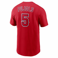 MLB Albert Pujols Los Angeles Angels Nike Cooperstown Collection Name & Number T-Shirt