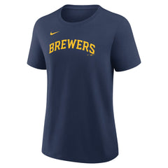 MLB Christian Yelich Milwaukee Brewers Nike Women's Name & Number T-Shirt