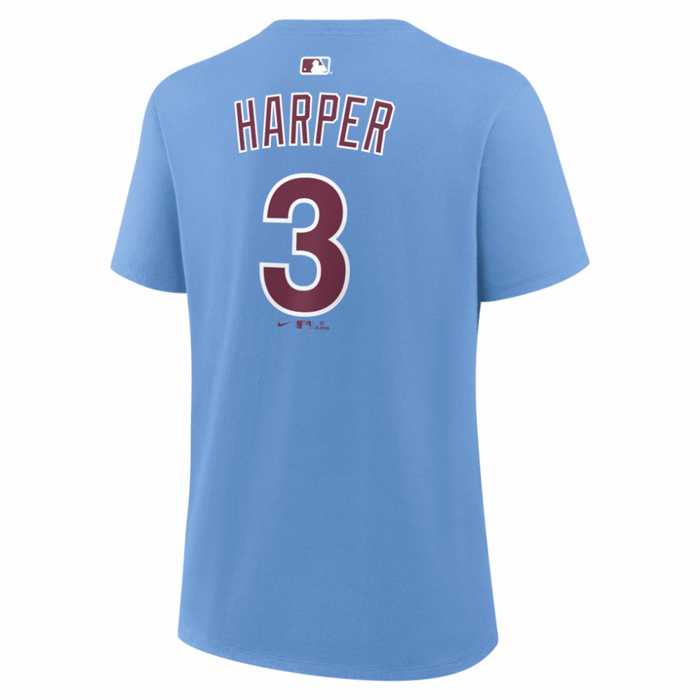 MLB Bryce Harper Philadelphia Phillies Nike Women's Name & Number T-Shirt