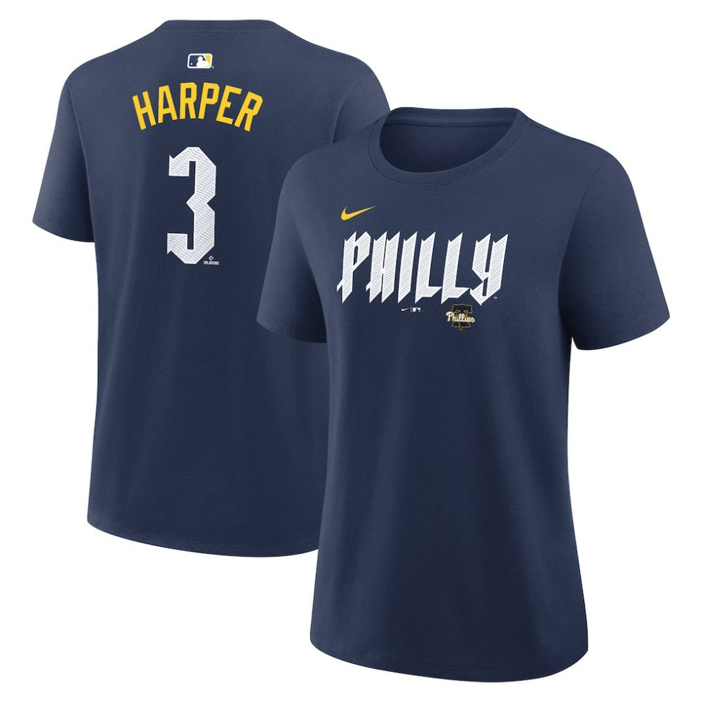 MLB Bryce Harper Philadelphia Phillies Nike Women's City Connect Name & Number T-Shirt