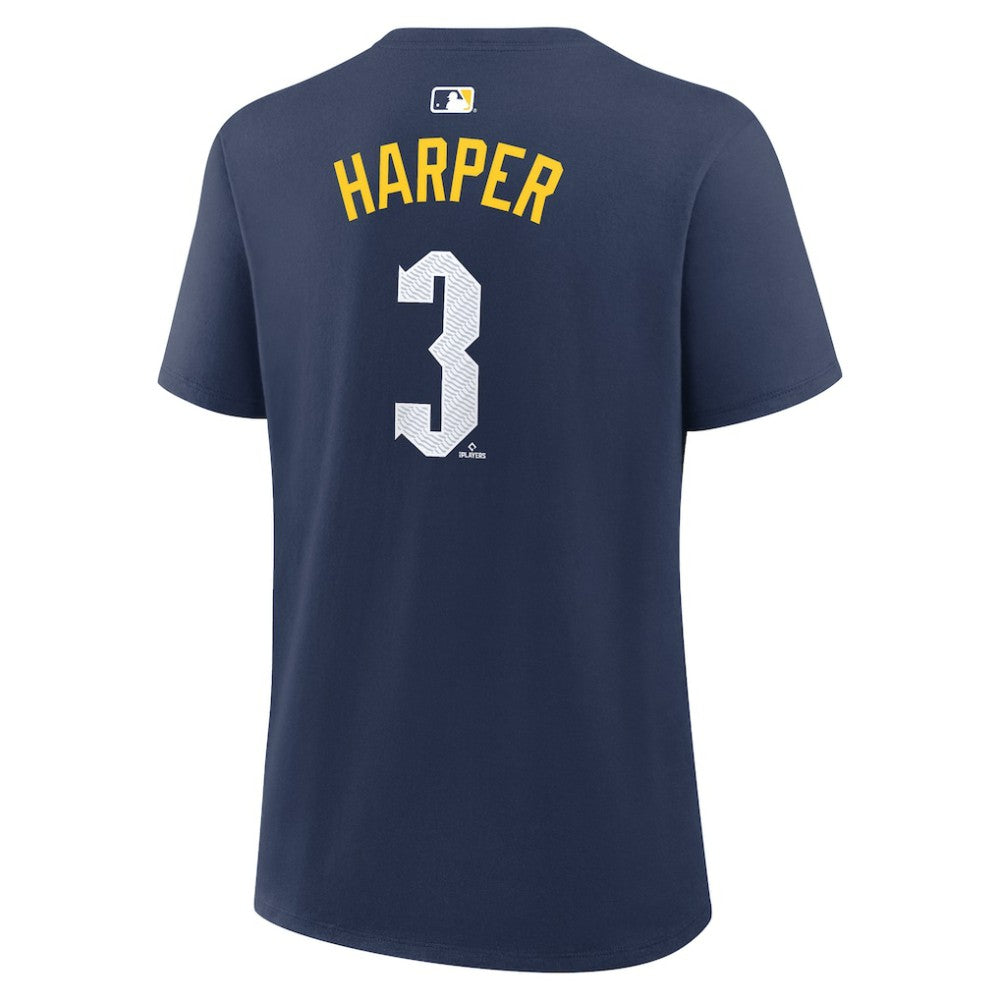 MLB Bryce Harper Philadelphia Phillies Nike Women's City Connect Name & Number T-Shirt