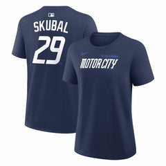 MLB Tarik Skubal Detroit Tigers Nike Women's City Connect Name & Number T-Shirt