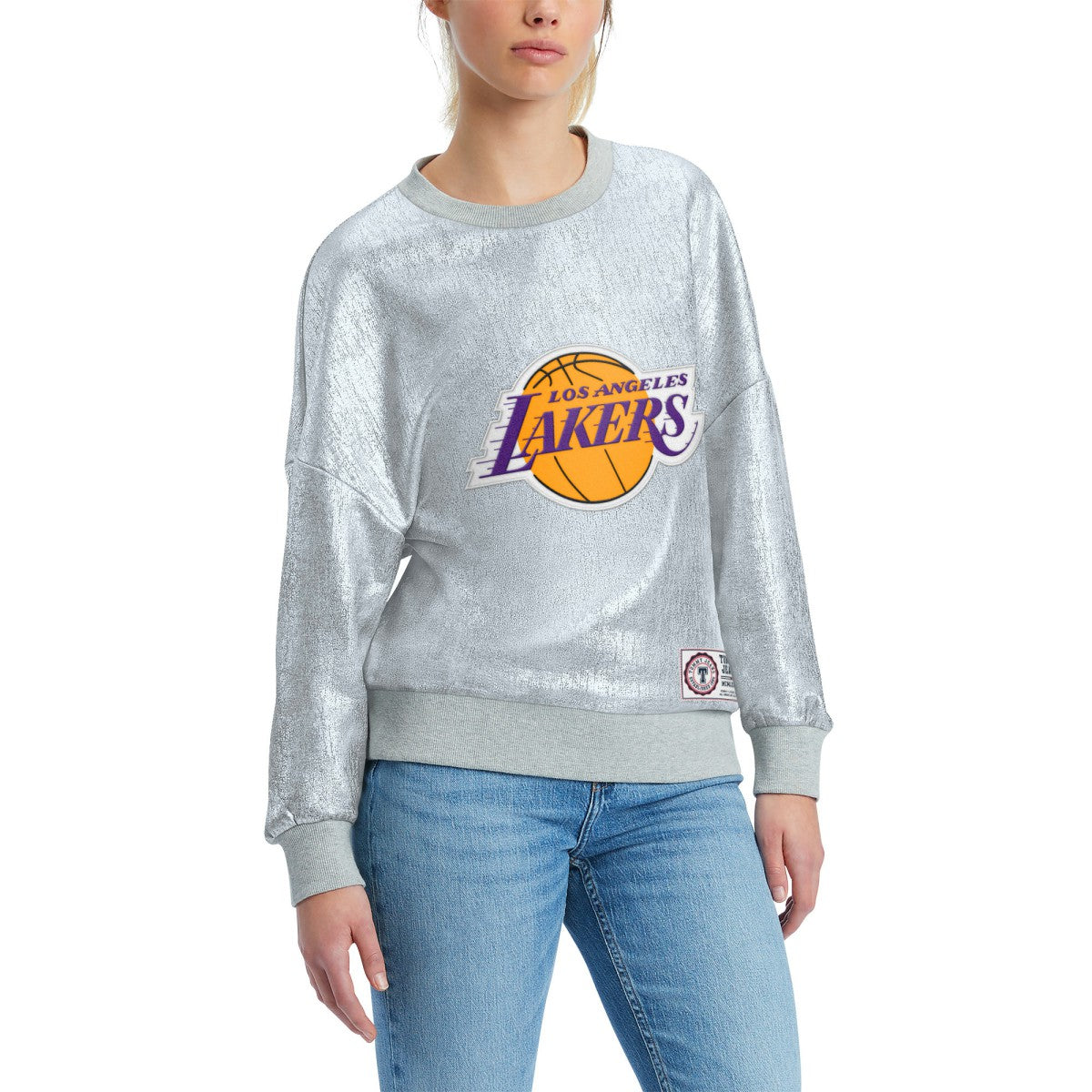 NBA Los Angeles Lakers Tommy Jeans Women's Tracy Pullover Sweatshirt