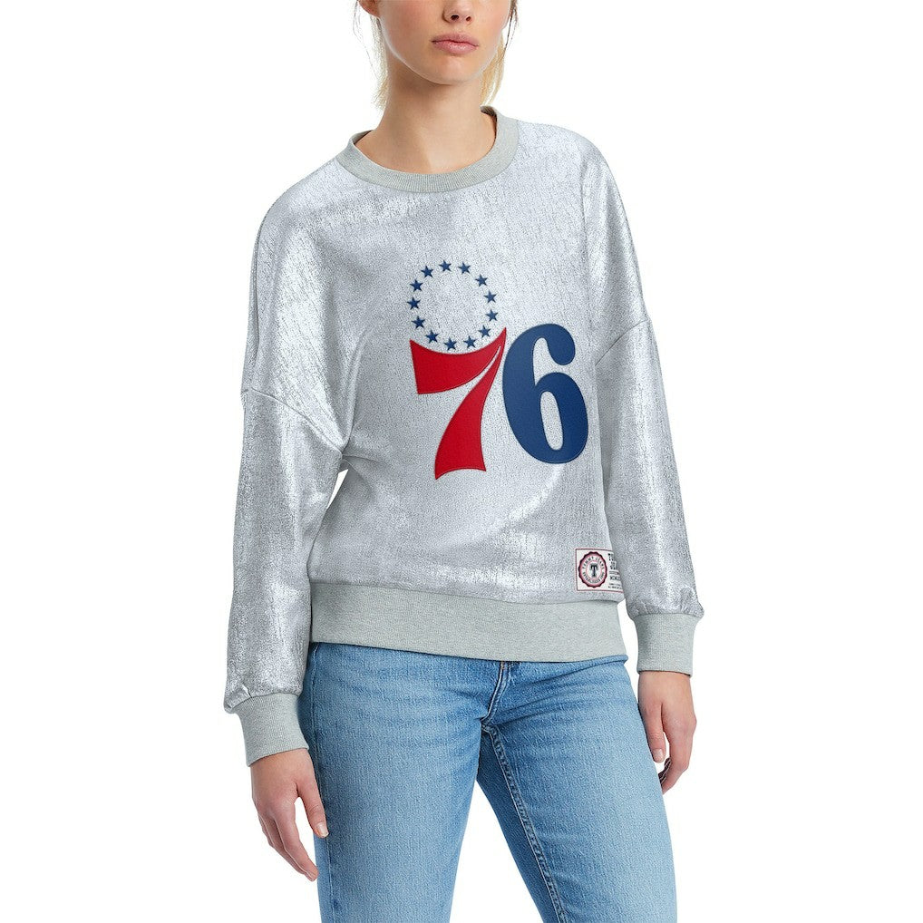 NBA Philadelphia 76ers Tommy Jeans Women's Tracy Pullover Sweatshirt