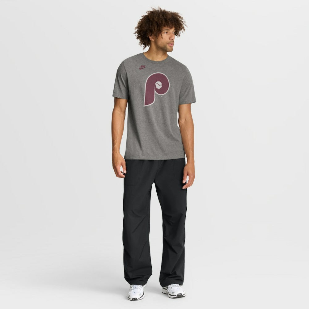 MLB Philadelphia Phillies Nike Cooperstown Logo Tri-Blend T-Shirt