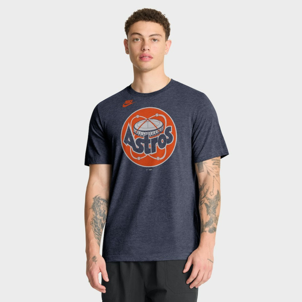MLB Houston Astros Nike Cooperstown Logo Tri-Blend T-Shirt