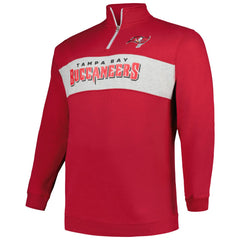 Profile Big & Tall Fleece Quarter-Zip Jacket - Tampa Bay Buccaneers