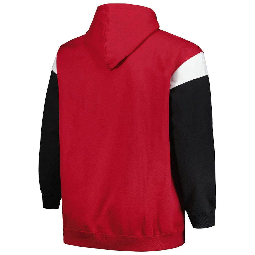 Profile Big & Tall Trench Battle Pullover Hoodie - Arizona Cardinals