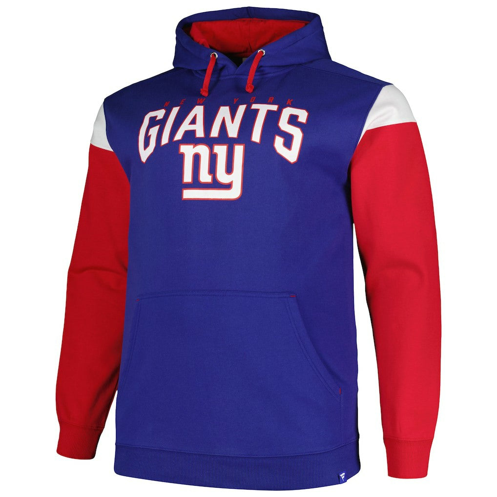 Profile Big & Tall Trench Battle Pullover Hoodie - New York Giants