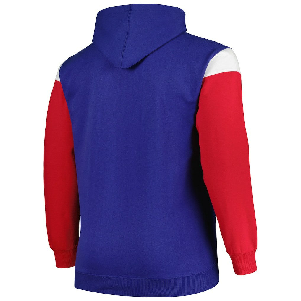 Profile Big & Tall Trench Battle Pullover Hoodie - New York Giants
