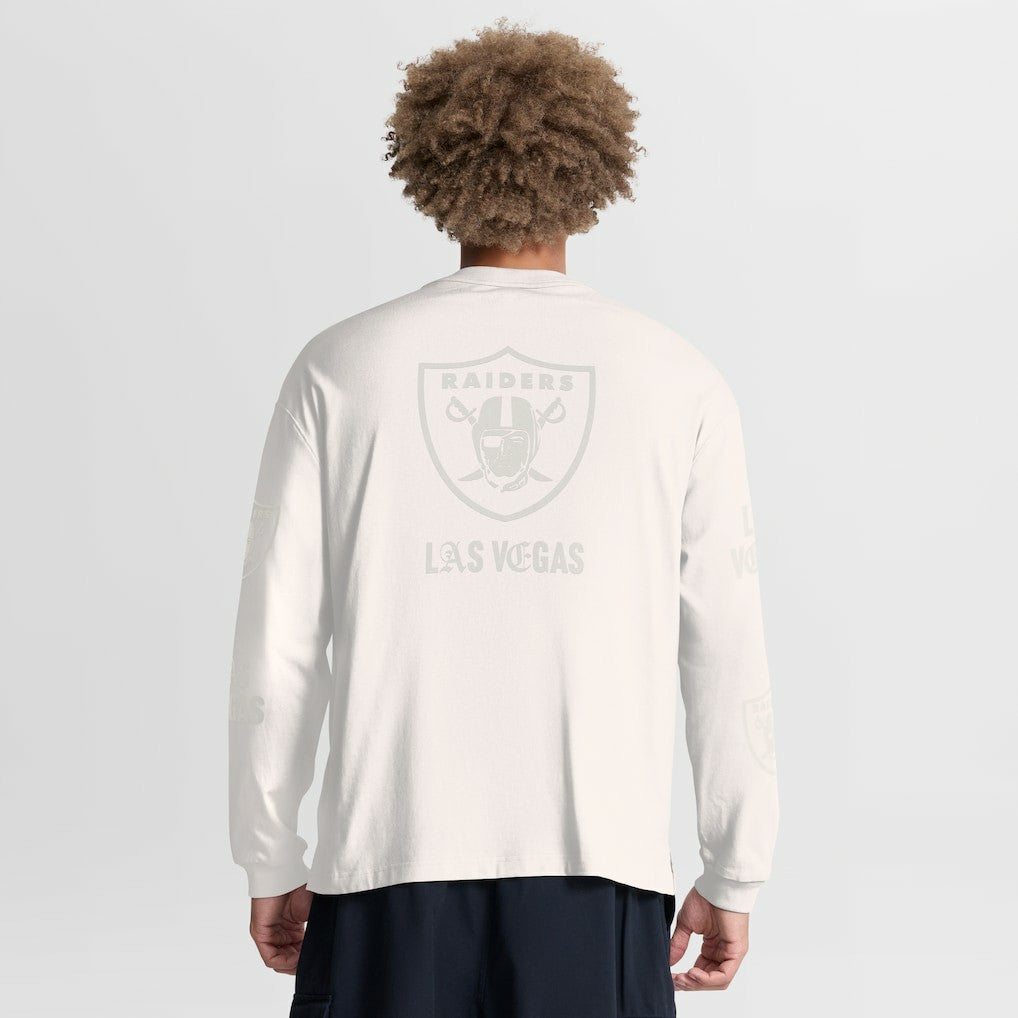 Oversized Type Play Long Sleeve T-Shirt - Las Vegas Raiders