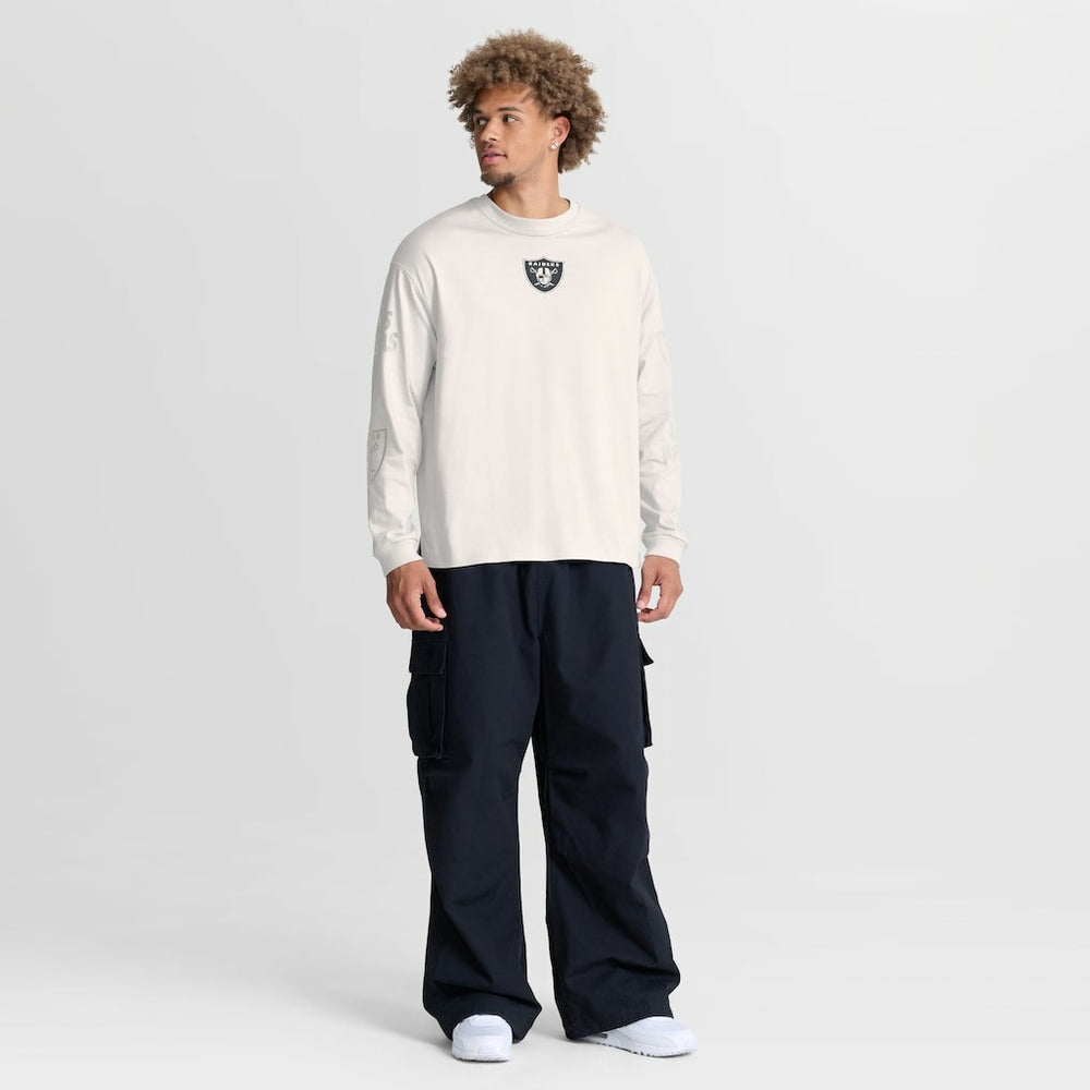 Oversized Type Play Long Sleeve T-Shirt - Las Vegas Raiders