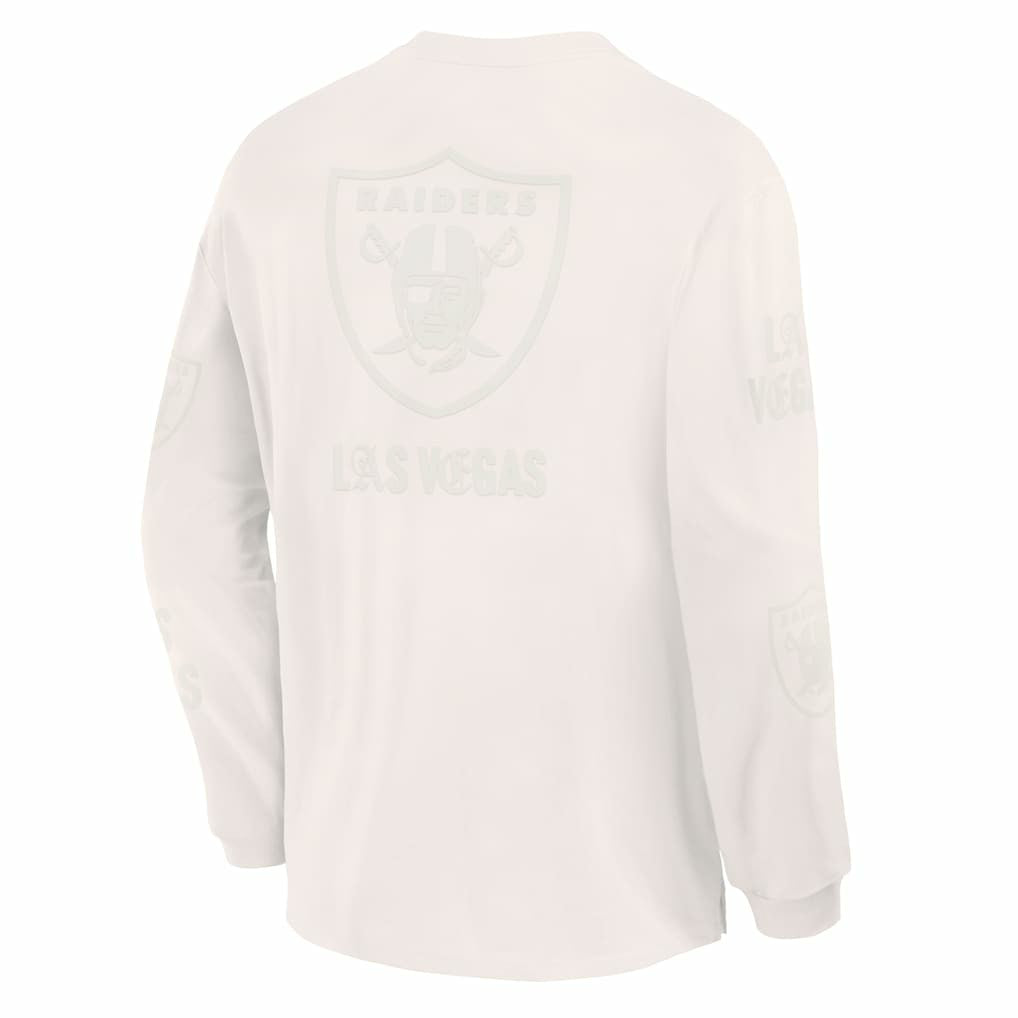 Oversized Type Play Long Sleeve T-Shirt - Las Vegas Raiders