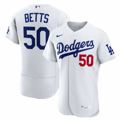 MLB Mookie Betts Los Angeles Dodgers Nike Home Authentic Jersey