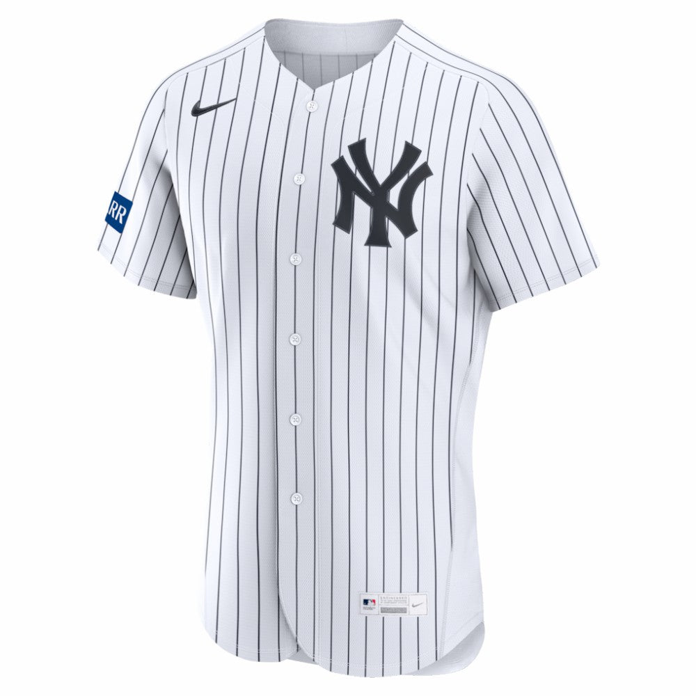 MLB New York Yankees Nike Home Sponsor Patch Authentic Jersey