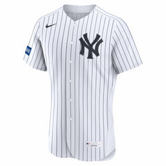 MLB New York Yankees Nike Home Sponsor Patch Authentic Jersey