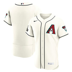 MLB Arizona Diamondbacks Nike Home Sponsor Patch Authentic Jersey