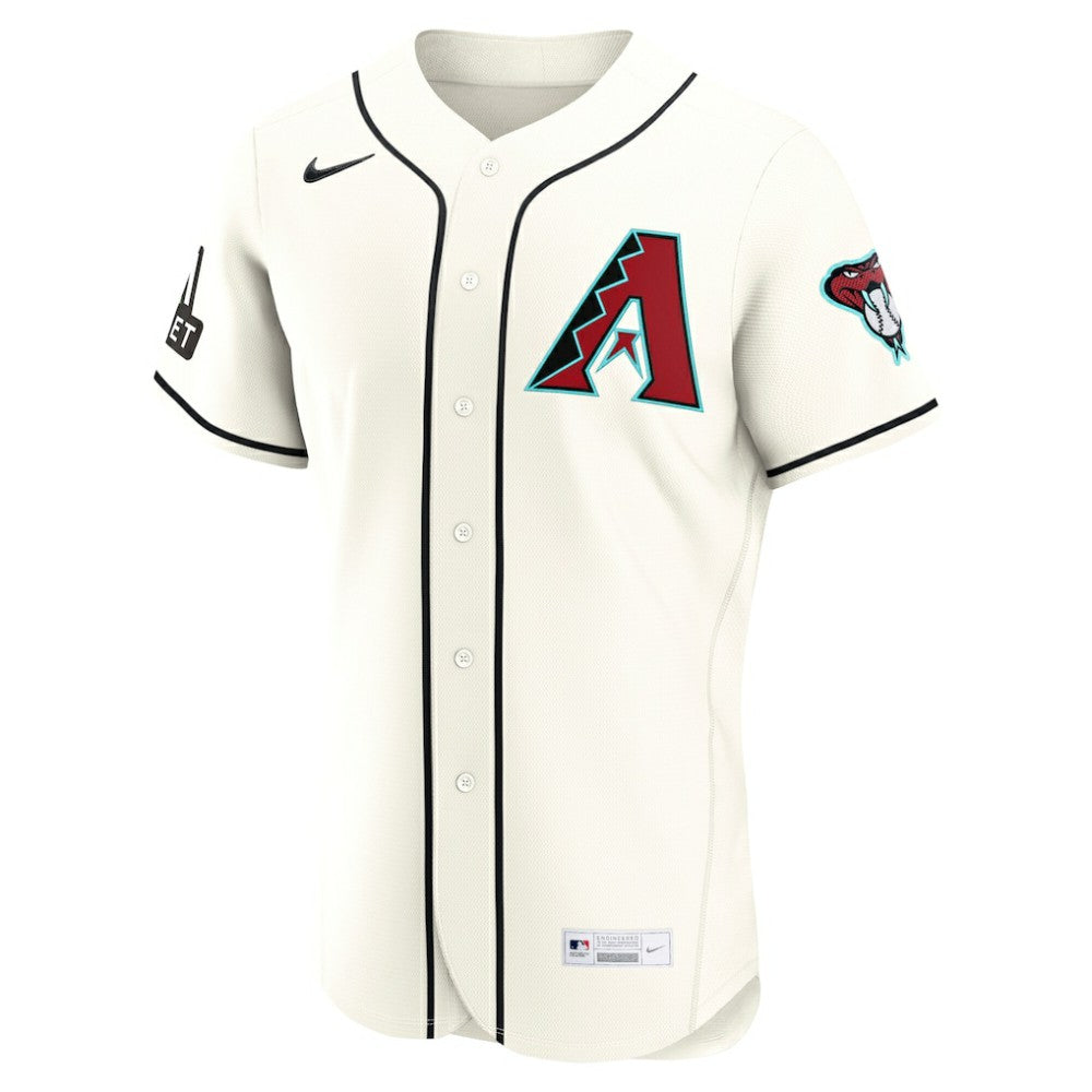 MLB Arizona Diamondbacks Nike Home Sponsor Patch Authentic Jersey